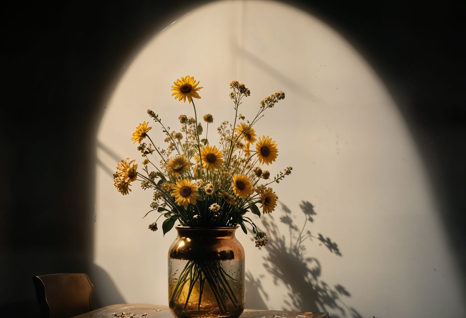 Jar of Flowers - over 8 hours