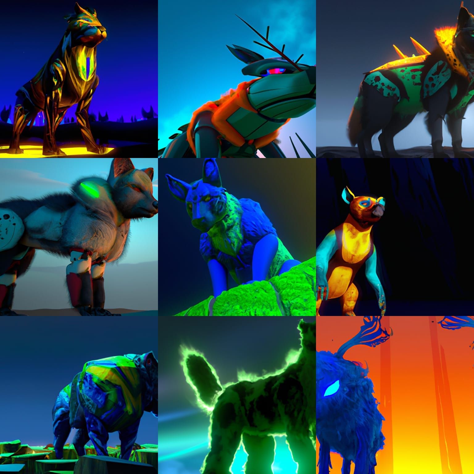 Detailed Fursuit: Fantasy Concept Art in 8K