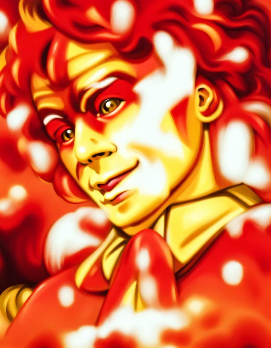 Stylized Portrait of Ronald McDonald