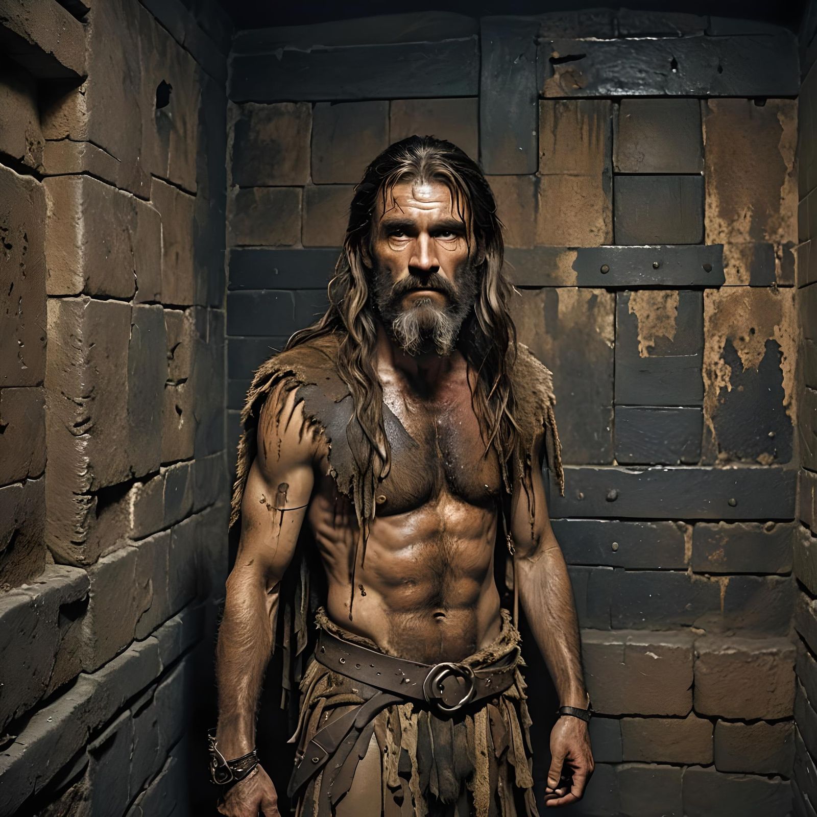 John the Baptist in Dreary Ancient Prison