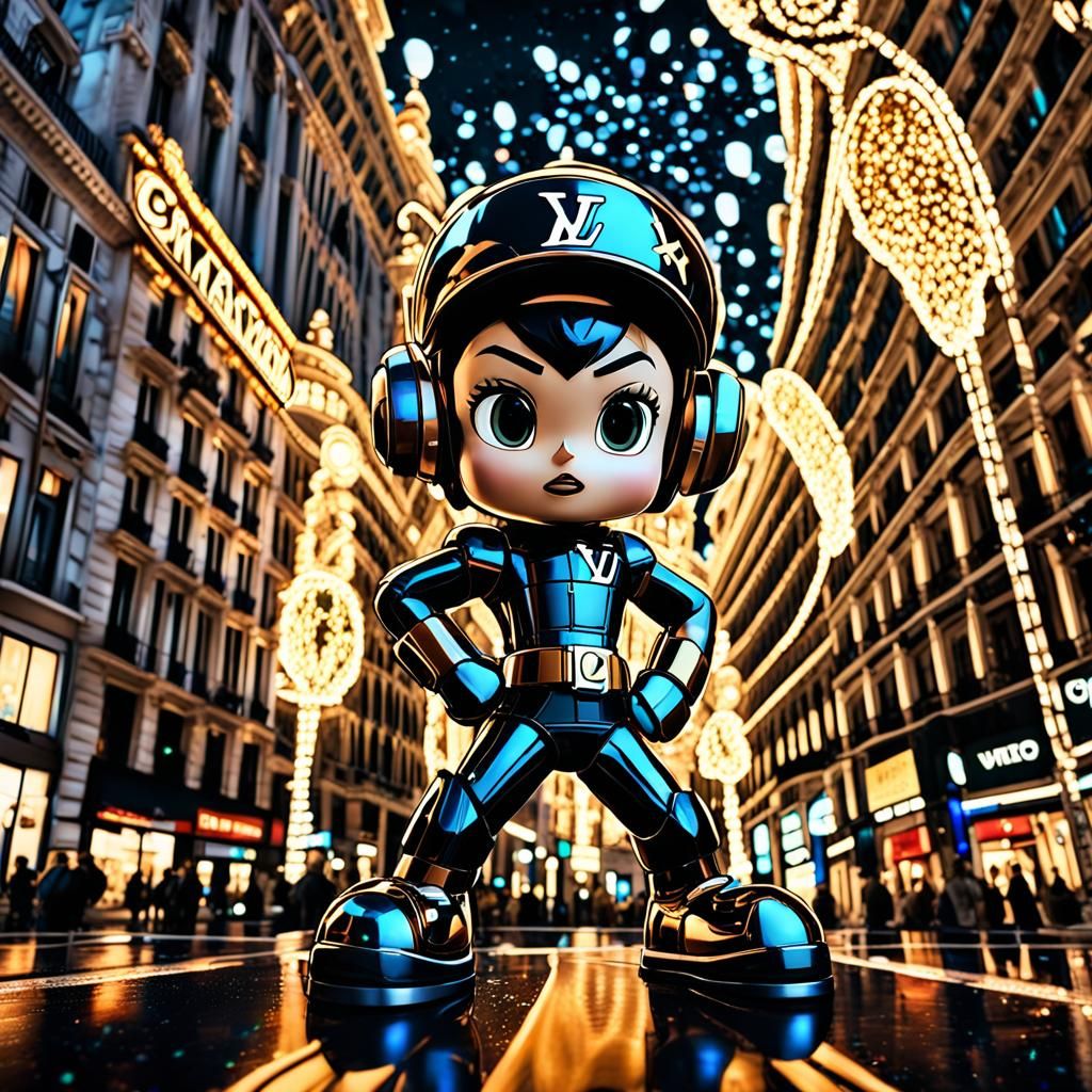 Astro Boy in Madrid in Unreal Engine Style