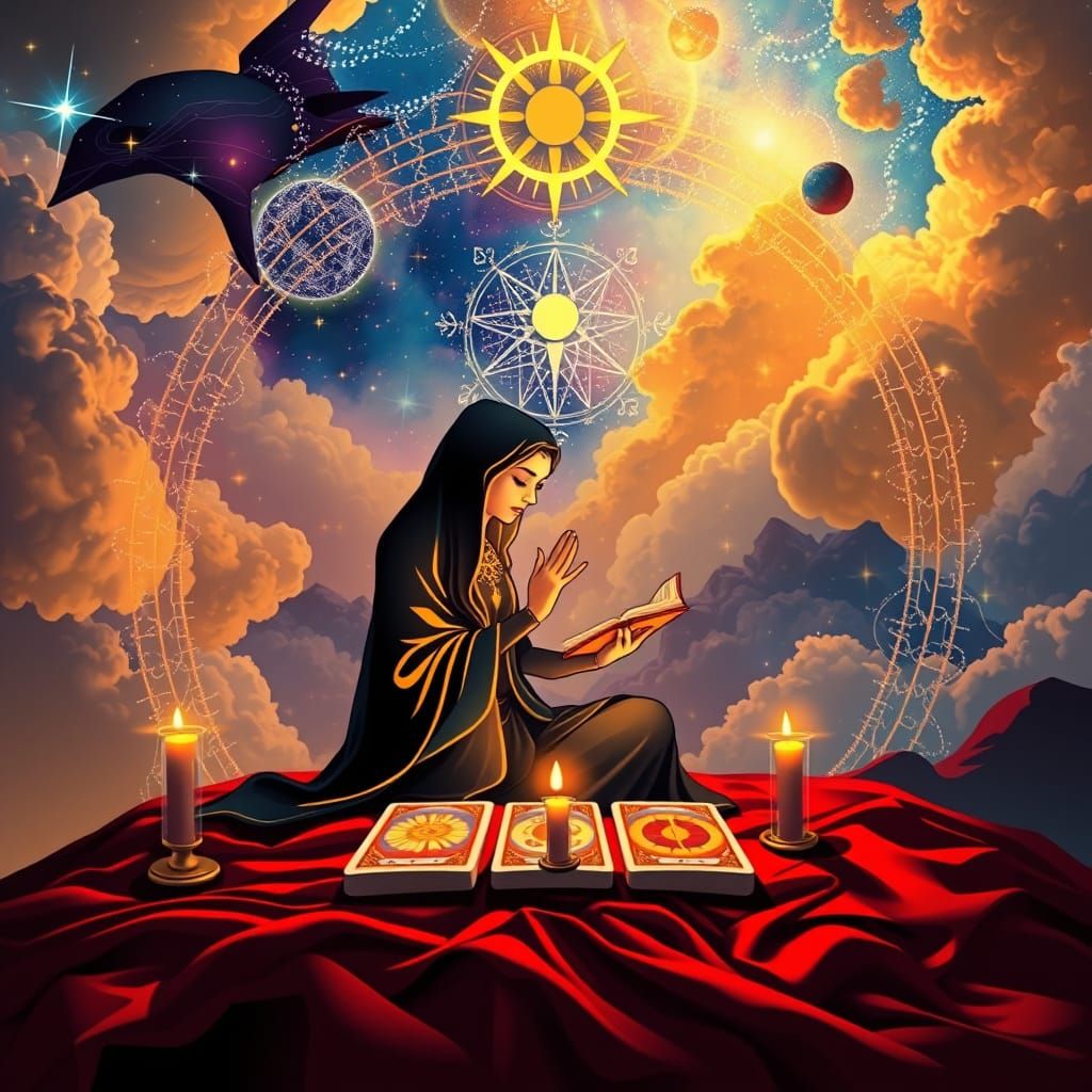 Cosmic Tarot Oracle in the Stars