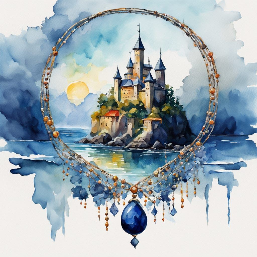 The Whale King's Eye sapphire, owned by the Dowager Queen, O...