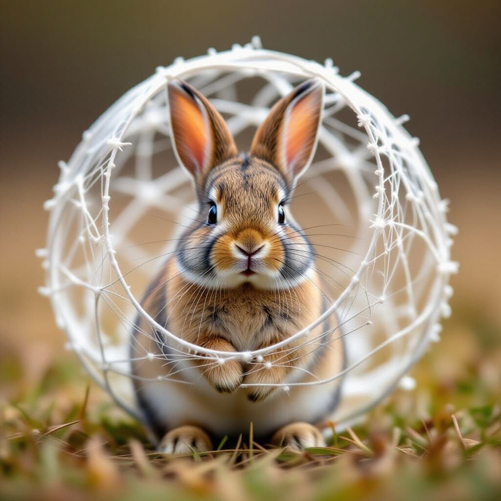 Rabbit Caught in a Gossamer Conundrum