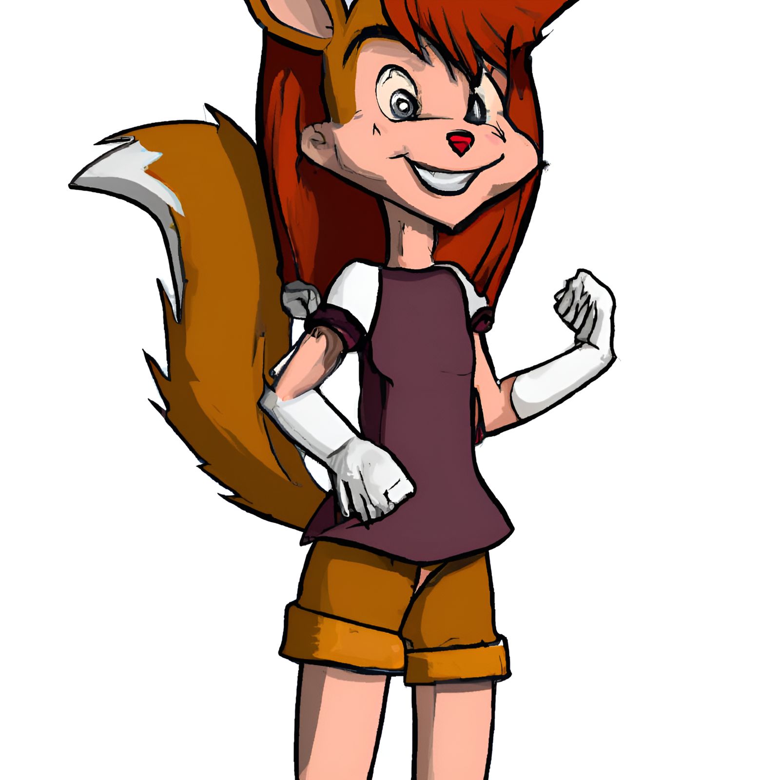 AI Generated Squirrel Girl Image