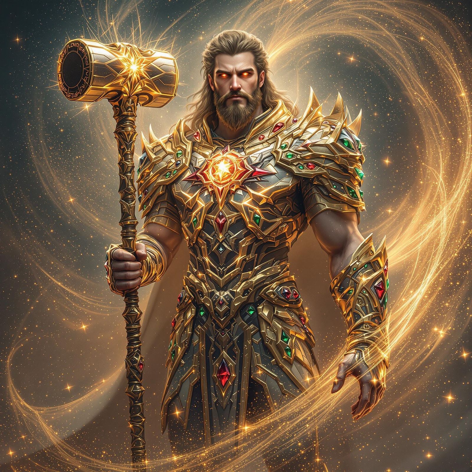 Cosmic Forge God of Innovation and Ideas