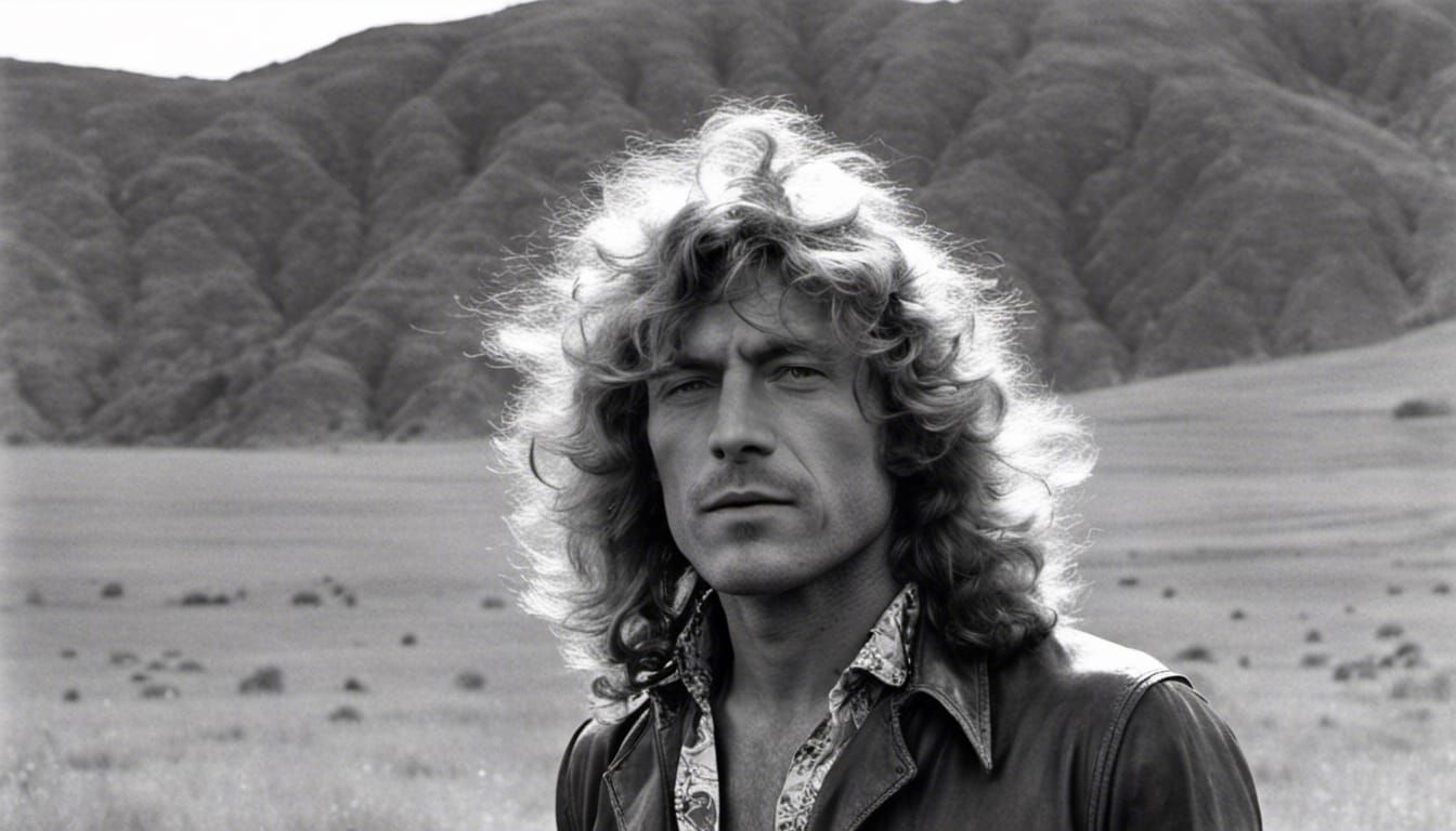 Robert Plant in 1969: Hair in the Wind