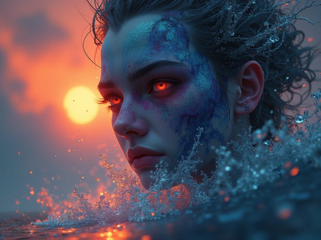 Fantastical Matte Painting: Detailed 8K Concept Art