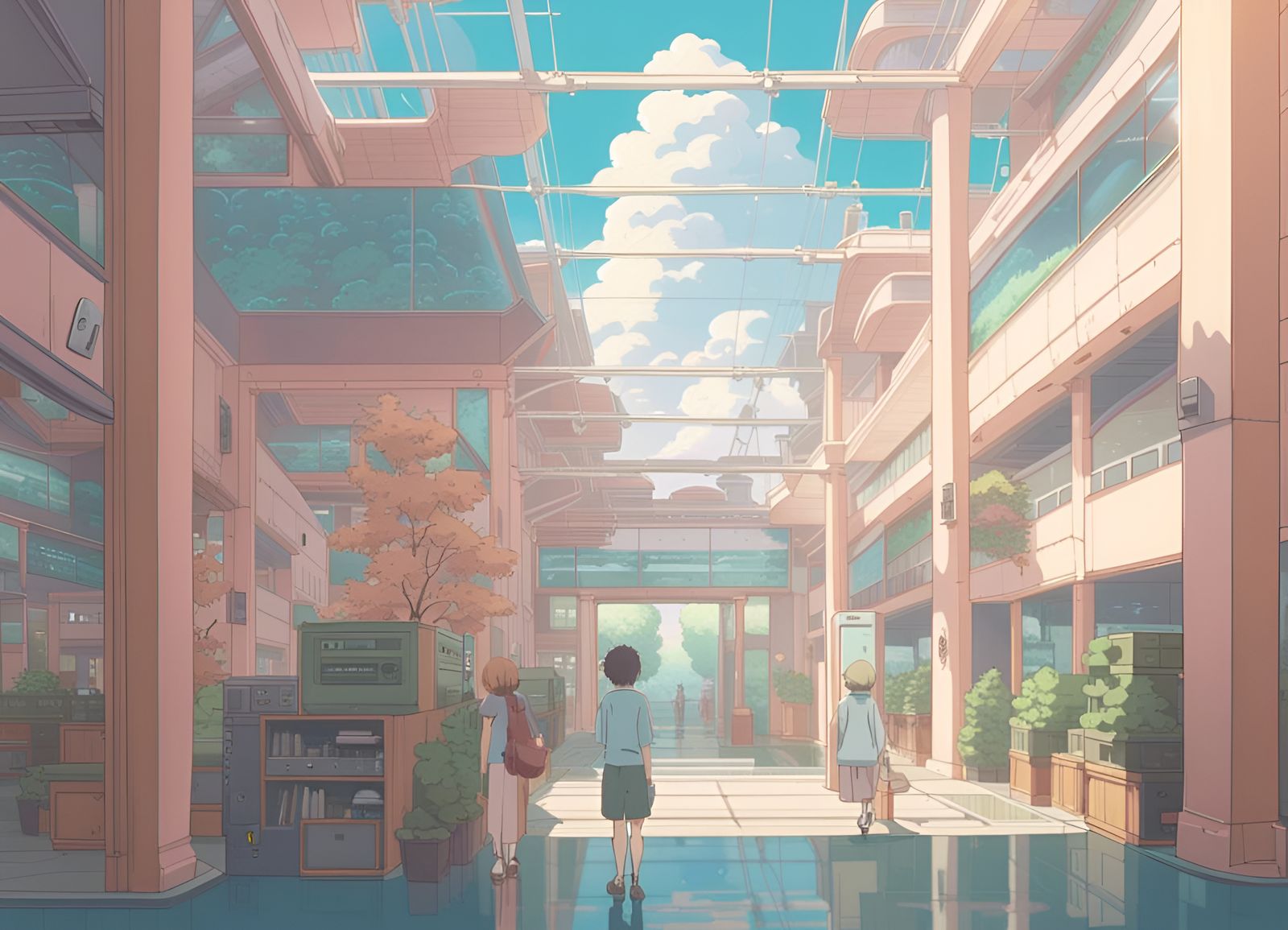 Cryptid Museum in Anime Style