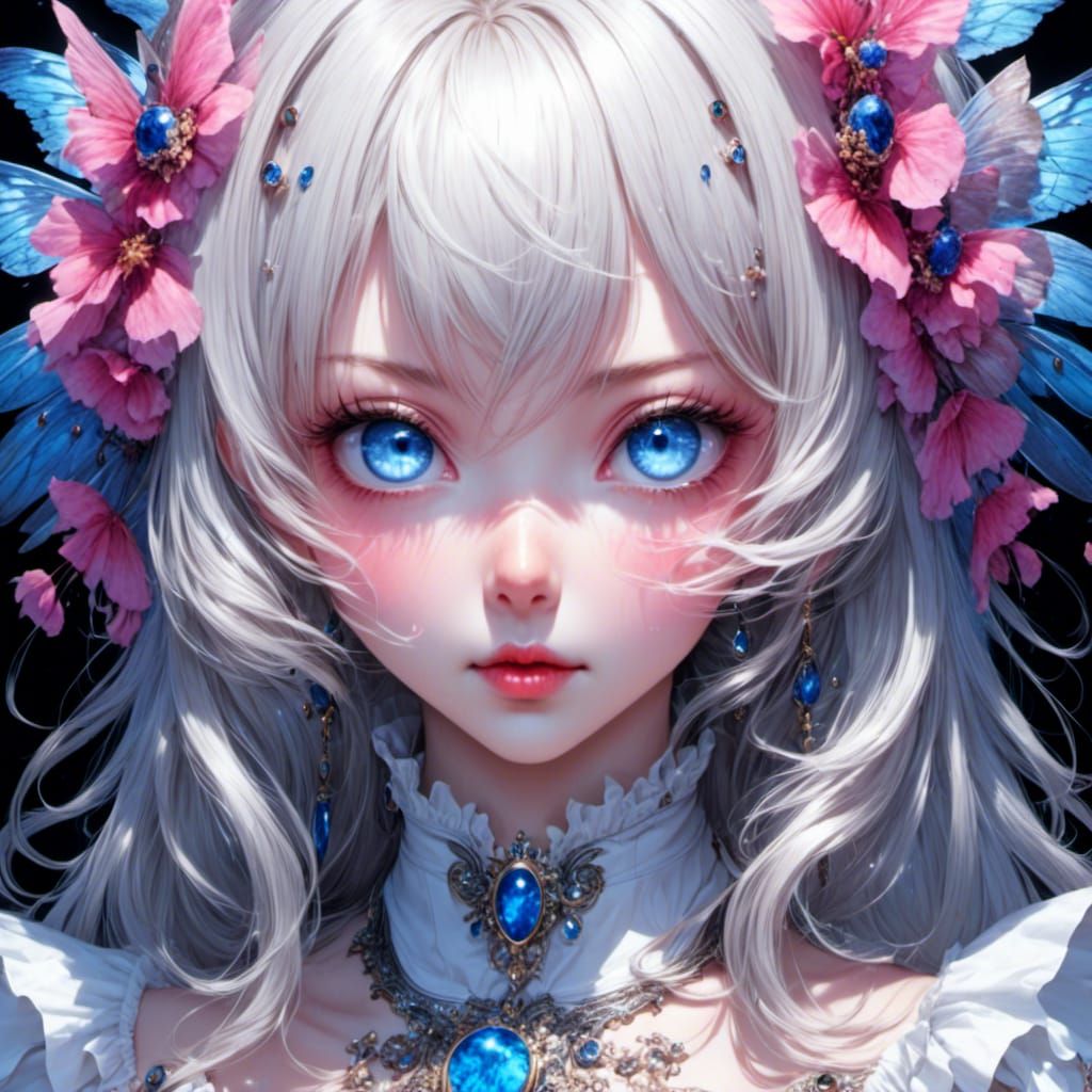 Bioluminescent Alice in Horrorland, Intricate Detail