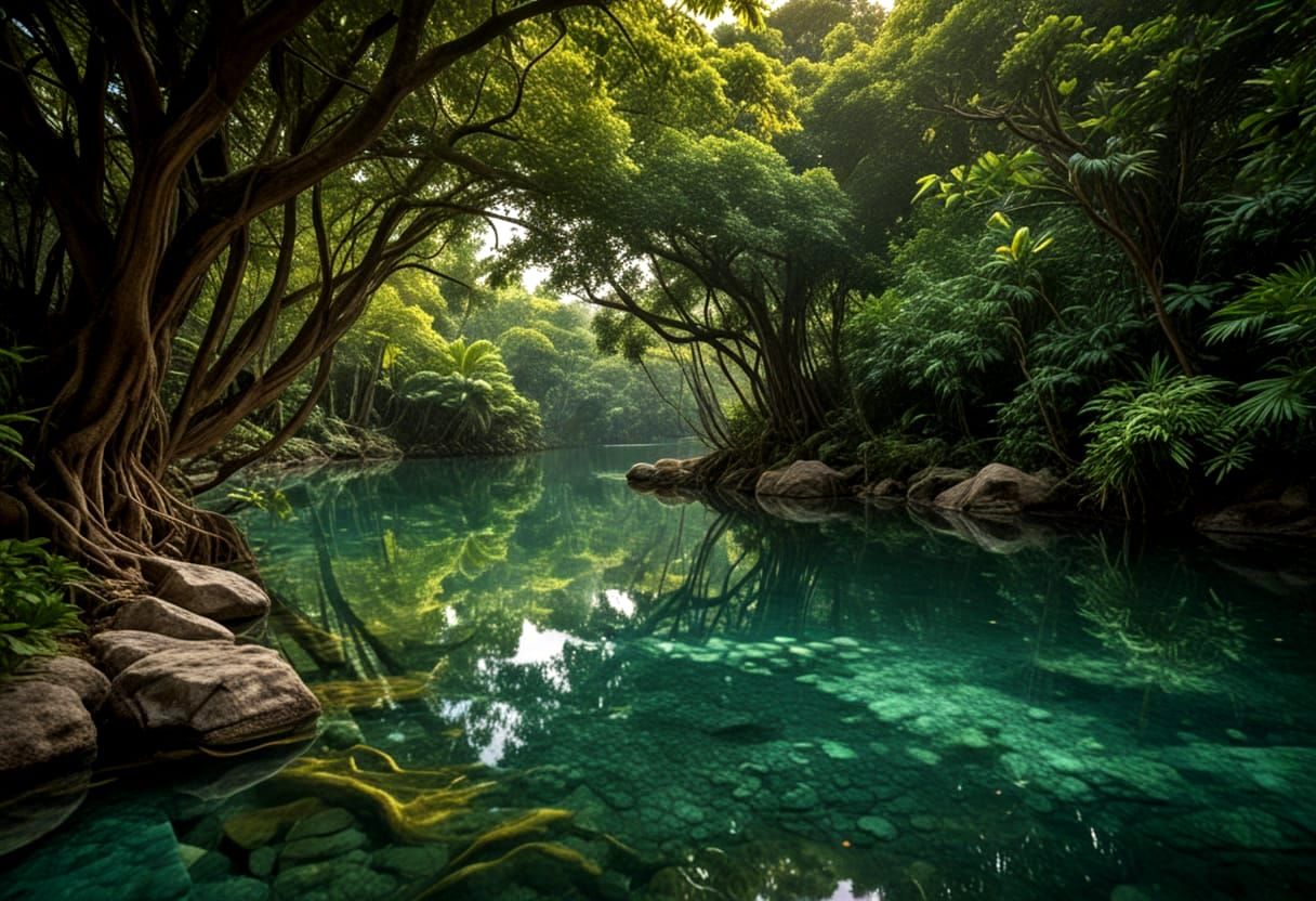 Serenity Paradise in Dreamy Tropical Oasis