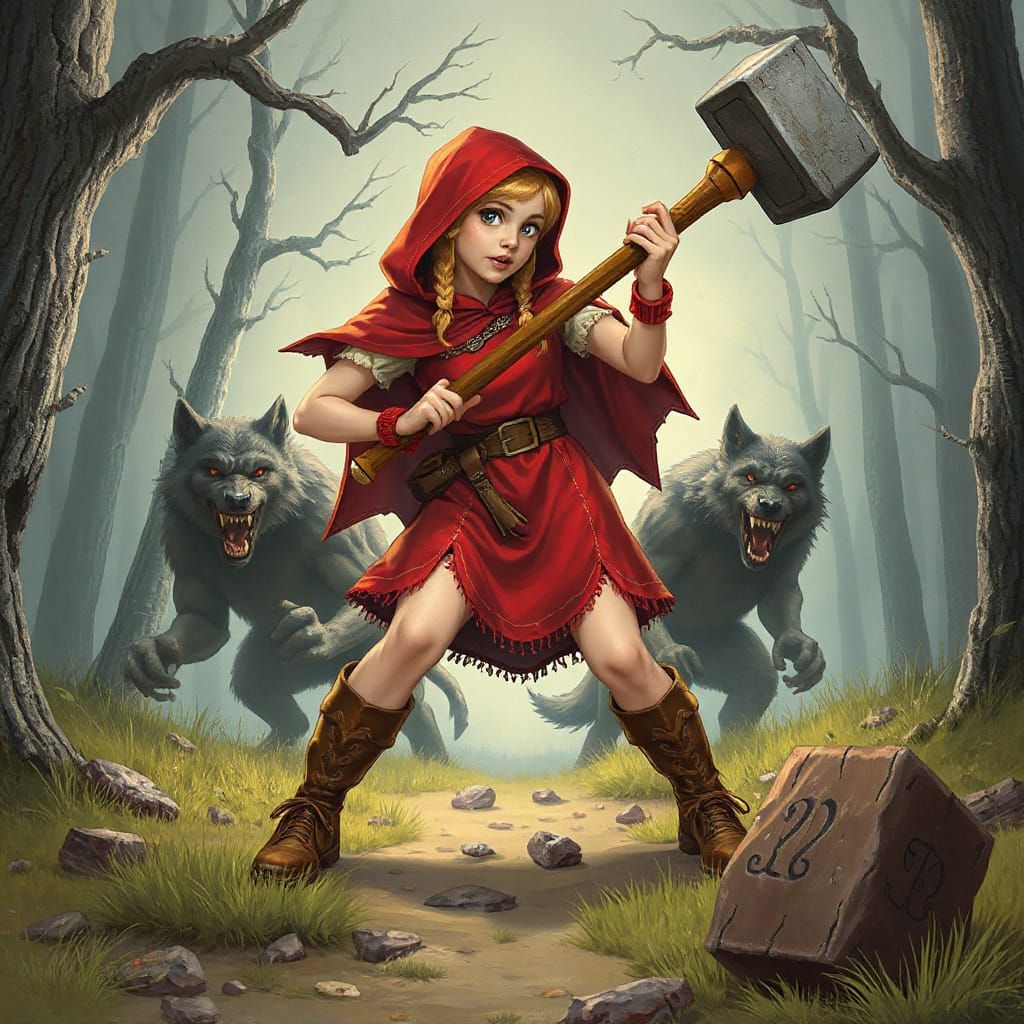 Little Red Riding Hood: Adult Fantasy Fight