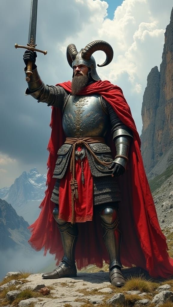 Skanderbeg: Albanian Hero in a Bisley-esque Landscape