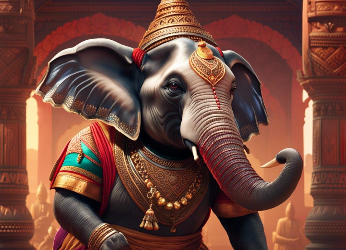 Traditional indian dancer