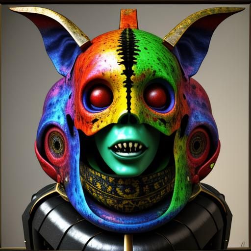 Psychedelic Fractal Art in Vivid Oil Painting Style