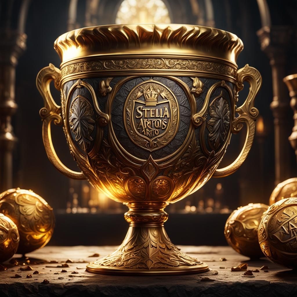 Stella Artois Chalice in Dark Fantasy Style