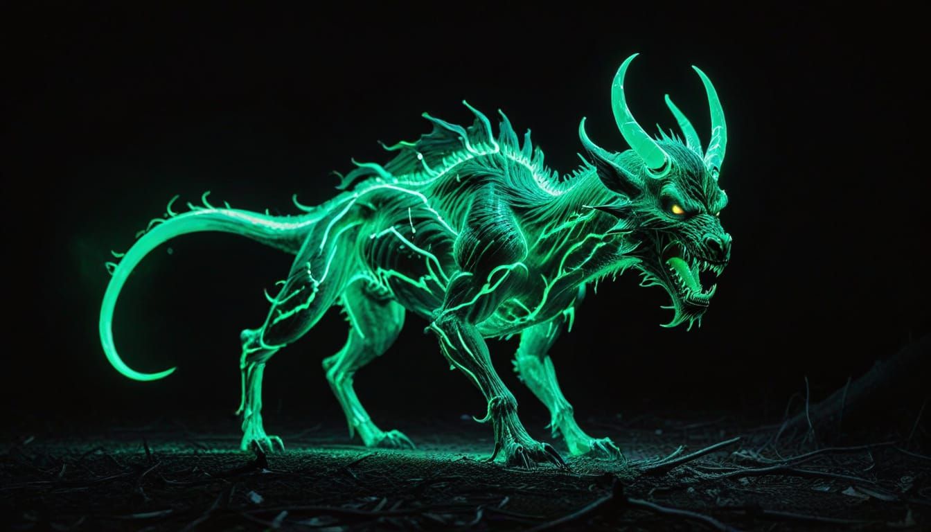 Neon Green Horror: The New Jersey Devil
