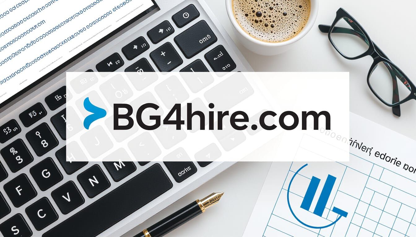 Modern Blue Logo Design for BG4Hire