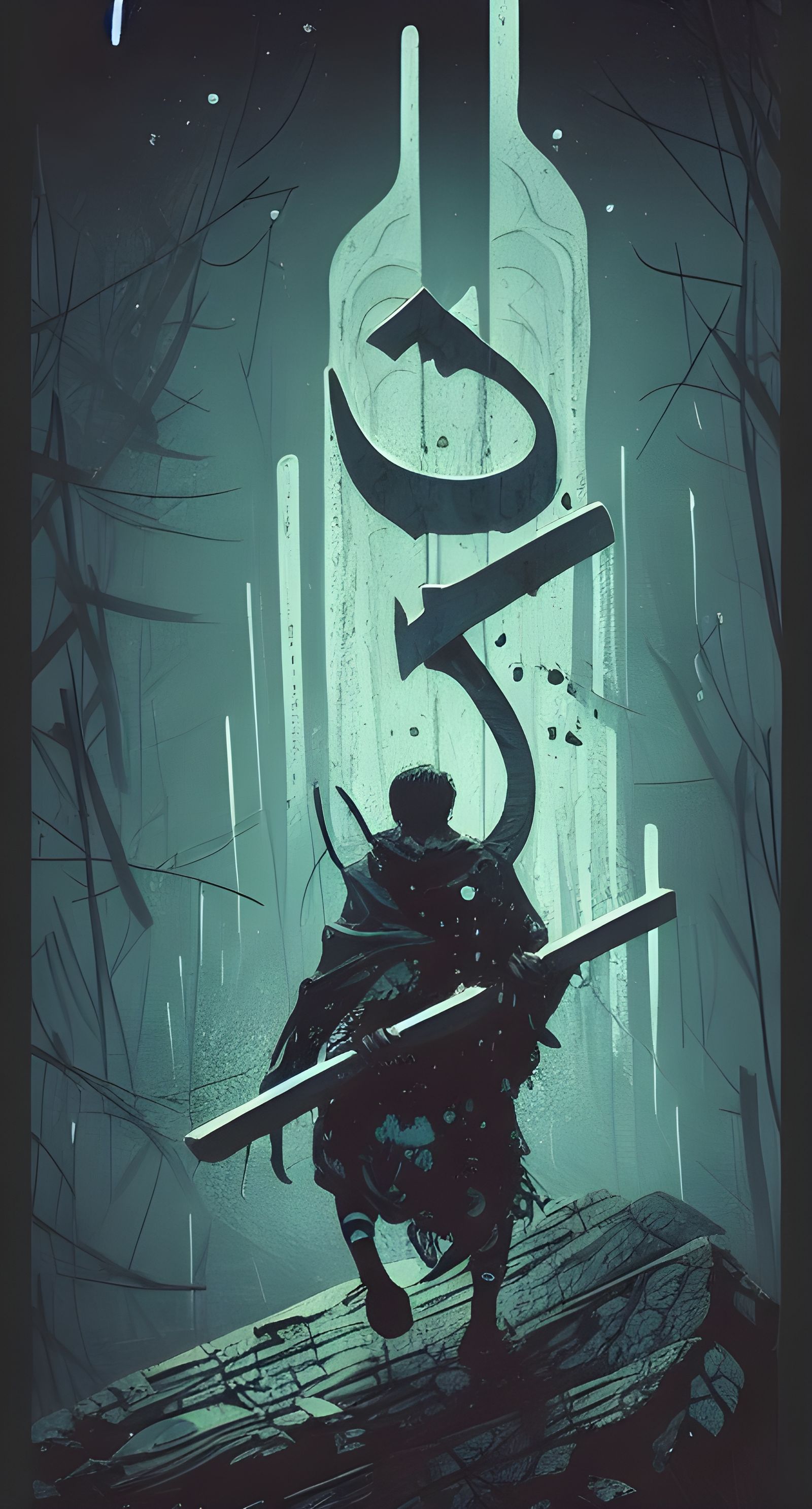 Nordic Runes Magic Arcane Poster Art