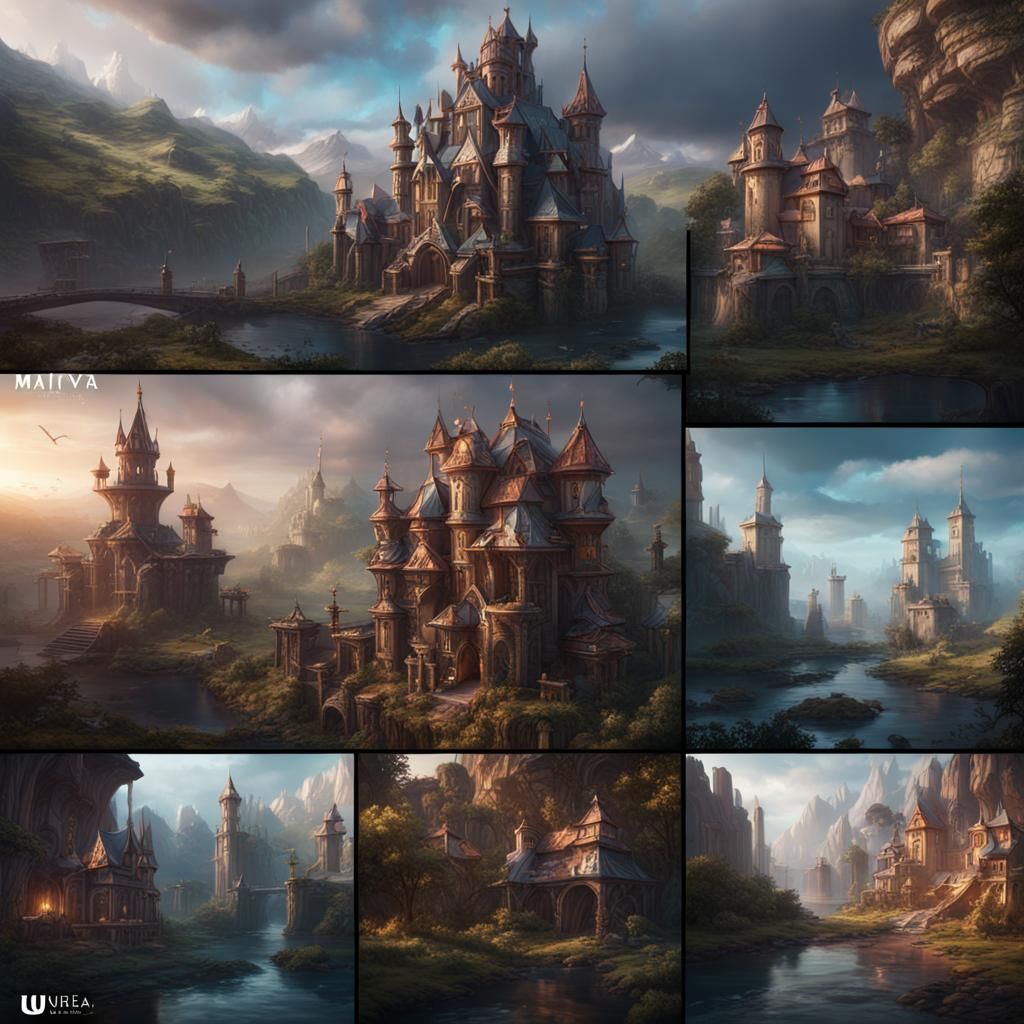 Fantastical Matte Painting of Maiya Zivkovich