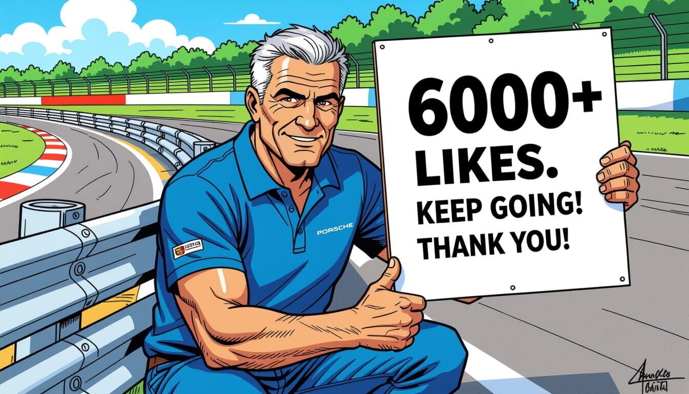 Pit Crew Thumbs-Up in Milo Manara Style