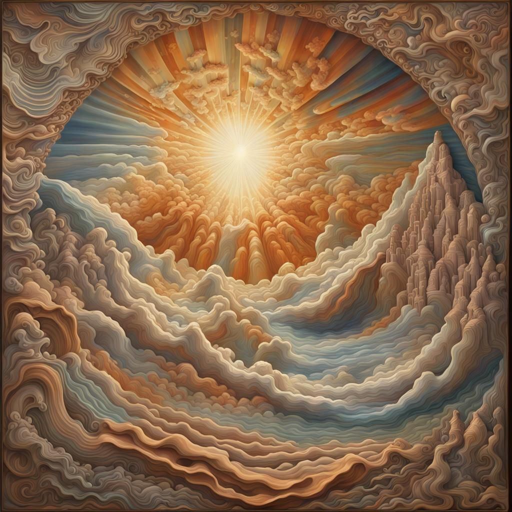 God Creates Earth: A Divine Genesis