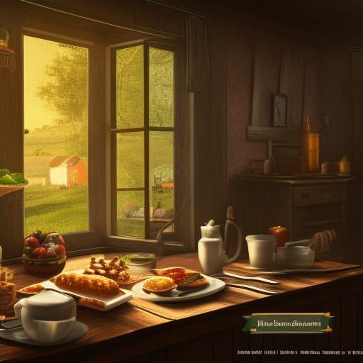 Farmhouse Breakfast in Unreal Engine 5