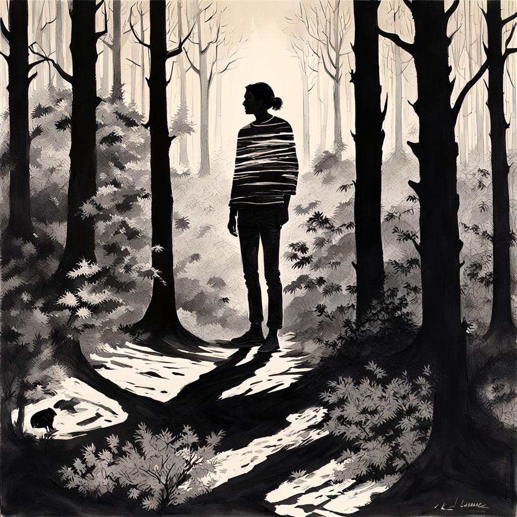 Loran Hawke in Forest Light Portrait