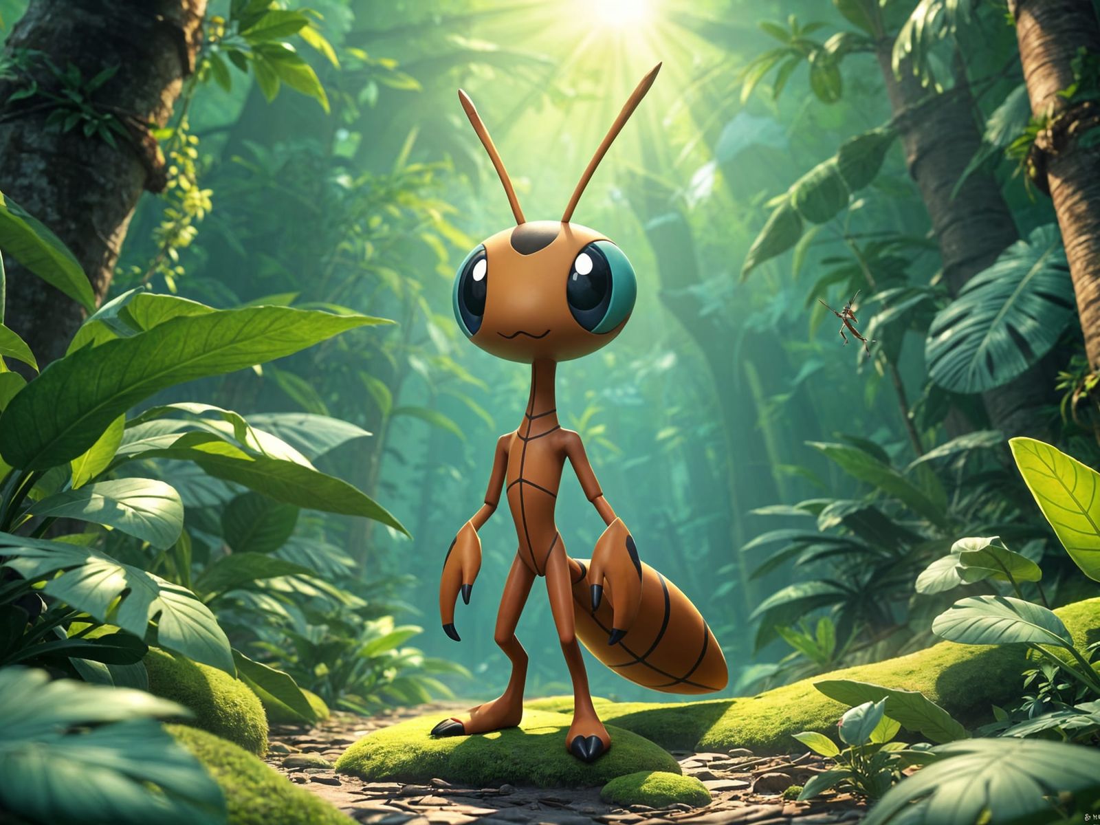 3D Pokémon Based on a Stick Insect