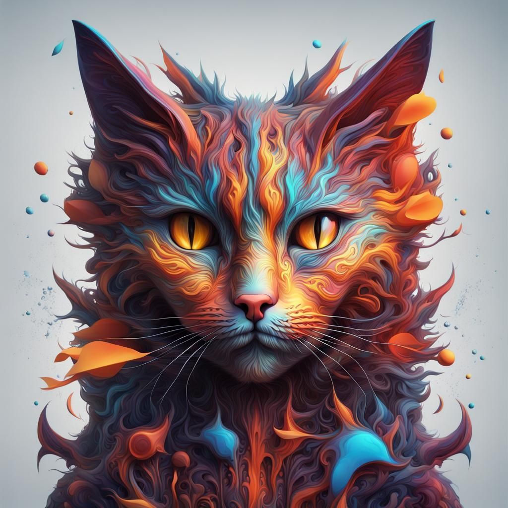 Abstract Cat: Detailed Matte Painting in Unreal Engine