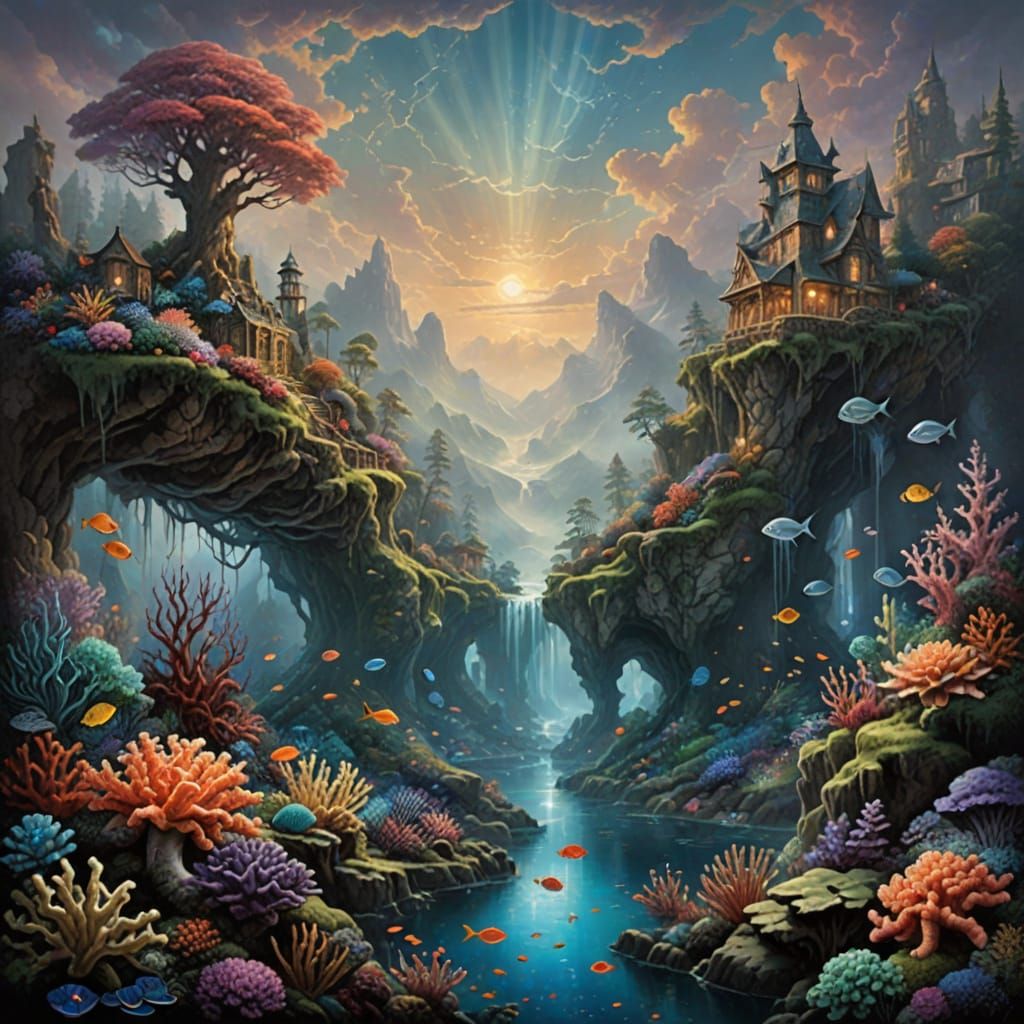 Coral Reef: A Study in Environmental Contrast