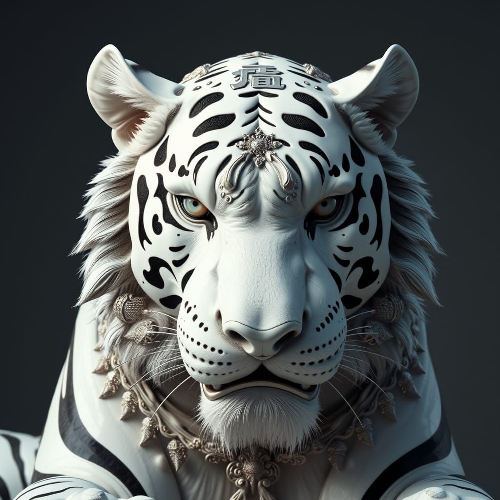 Majestic Joseon Tiger in ArtStation Style