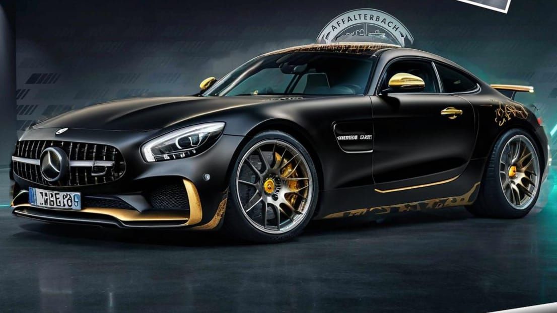 Mercedes AMG GT Drifting in Allemagne Street