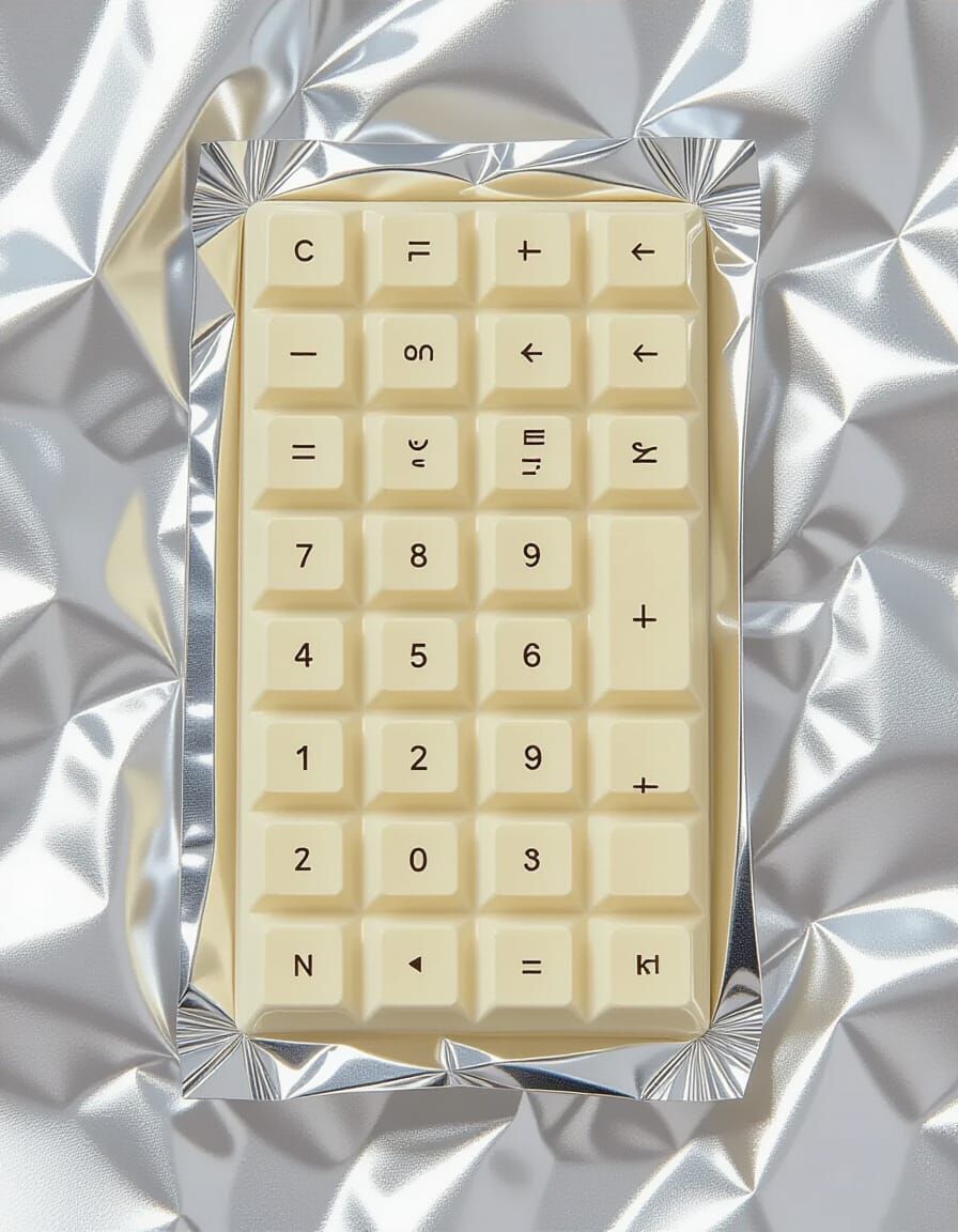 Keyboard Chocolate Bar in Sleek Modern Style