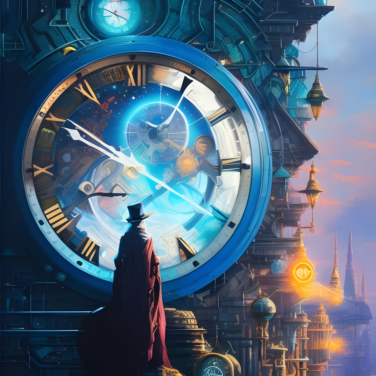 The man who leaps through time.