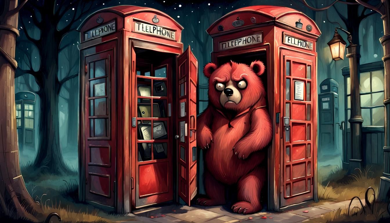Grumpy Bear's Telephone Dilemma, Storybook Style