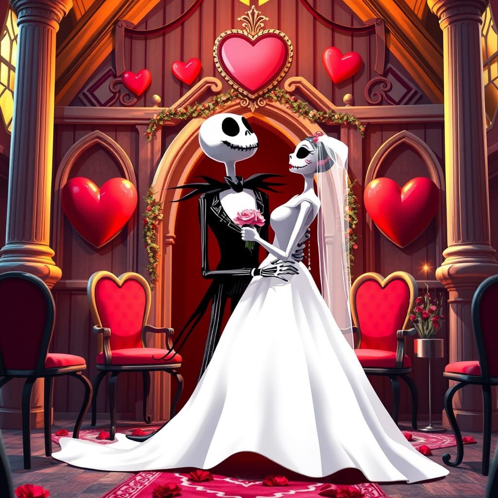 Jack Skellington's Valentine's Wedding Chapel