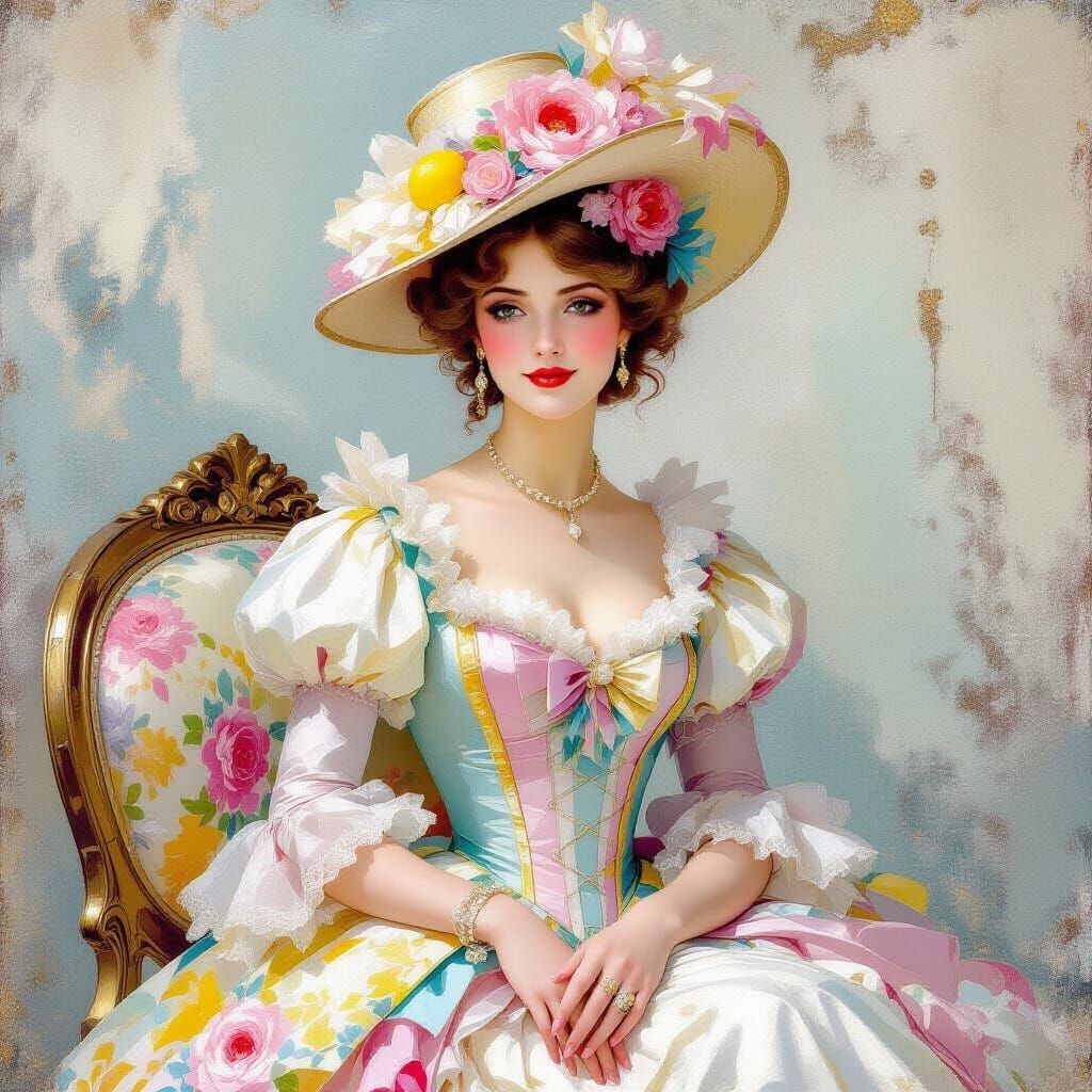 Victorian Elegance in Metamodern Style