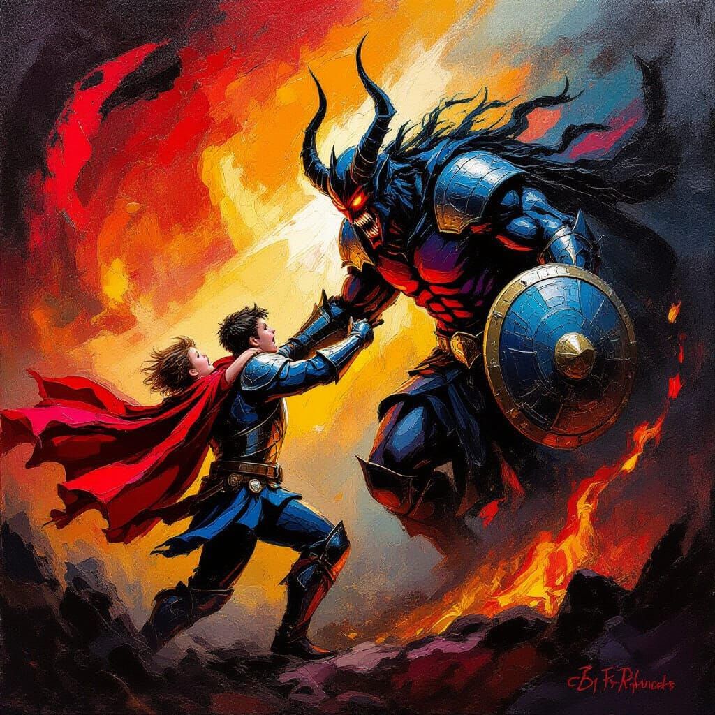 Brushstrokes of bravery, painted in the face of terror