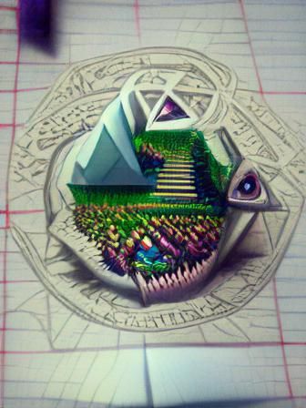 Isometric Labyrinth Art
