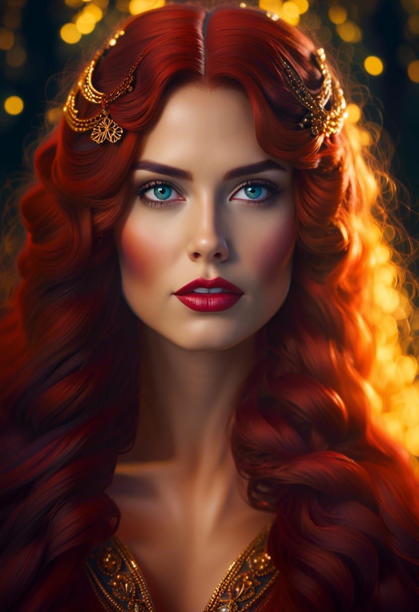 Elegant Maleficent in Dark Fantasy Throne Room