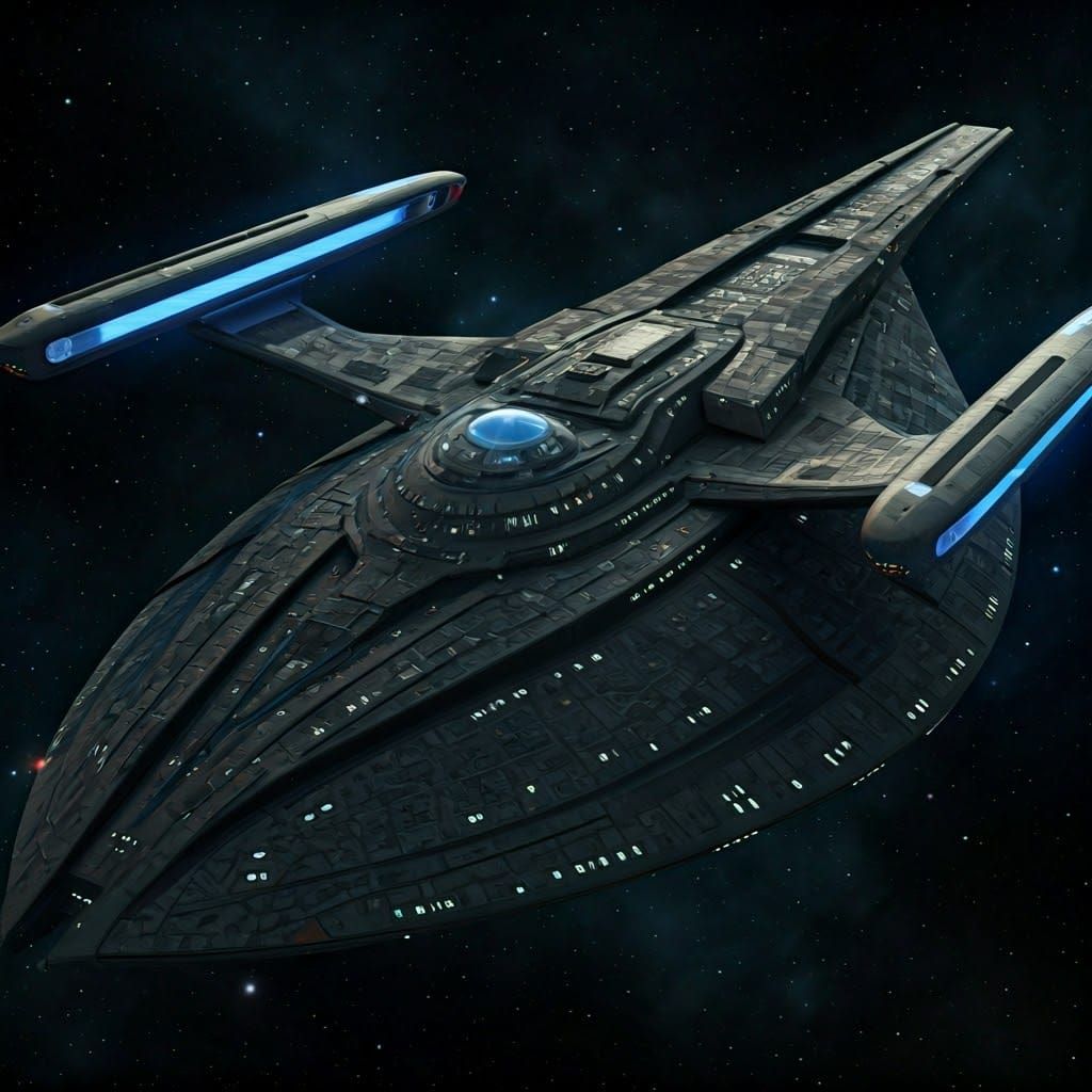 Sleek Tholian Starship: Dynamic Energy and Technological Sop...