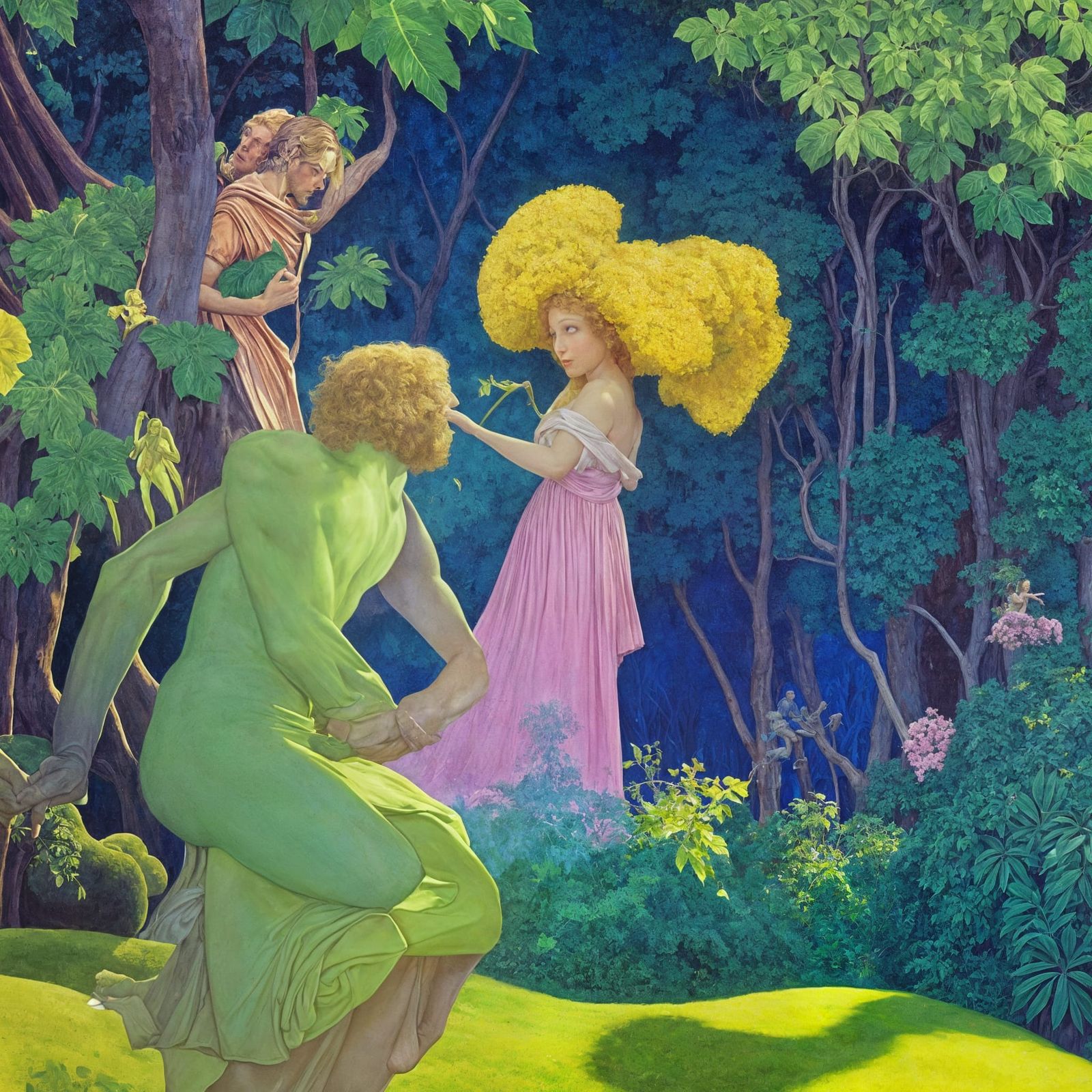 A fantasy of the garden of Eden