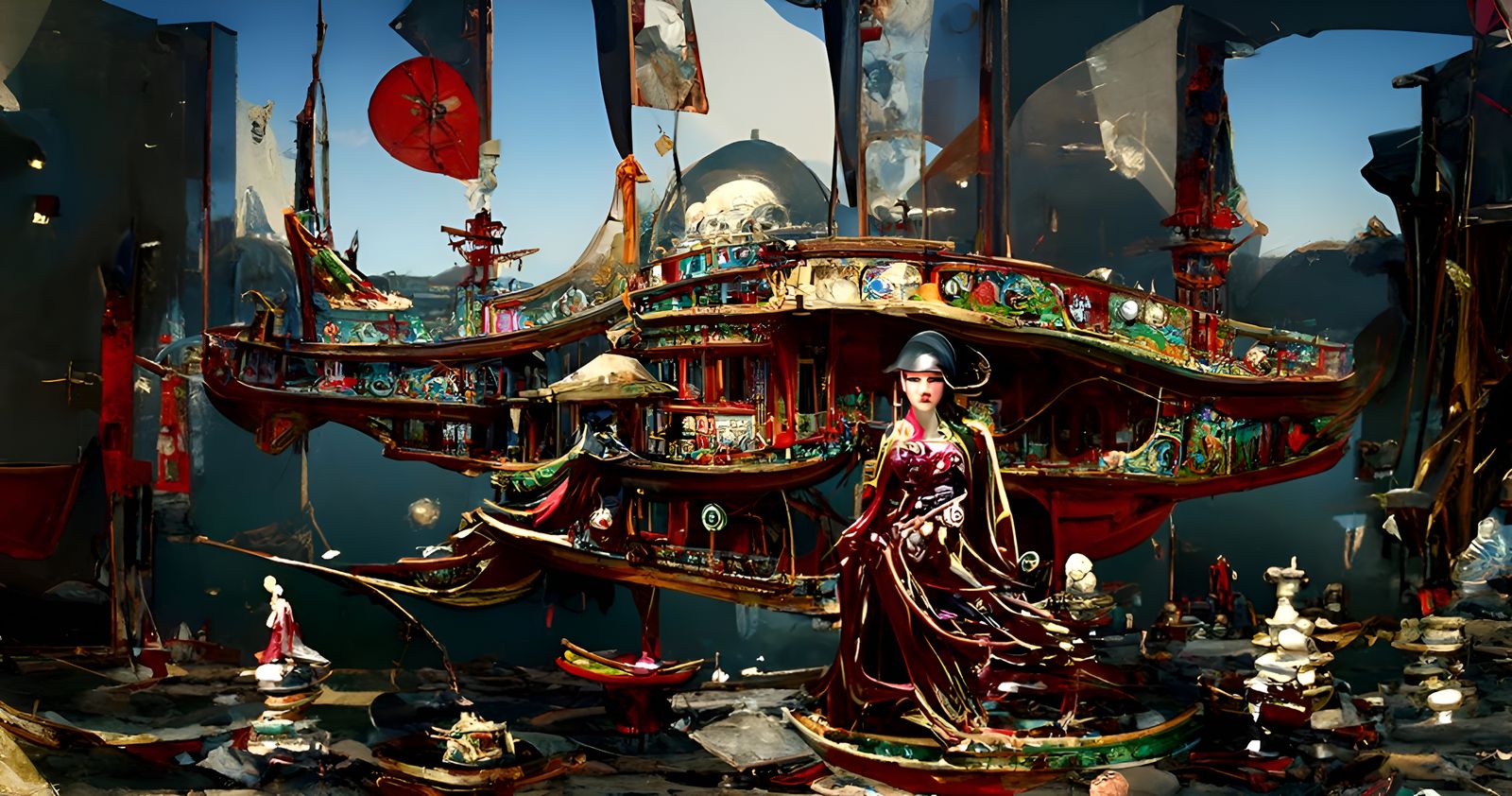 Zheng Yi Sao, Pirate Queen in Digital Art