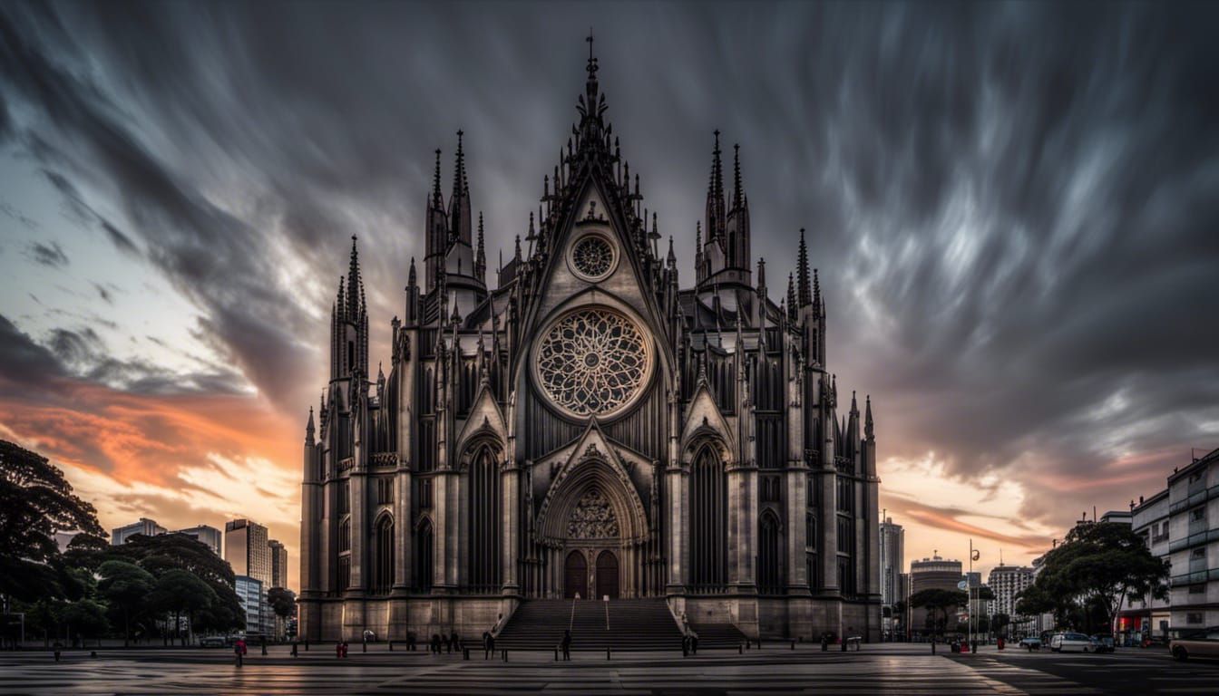 Twilight Photography: Sao Paolo Gothic Cathedral