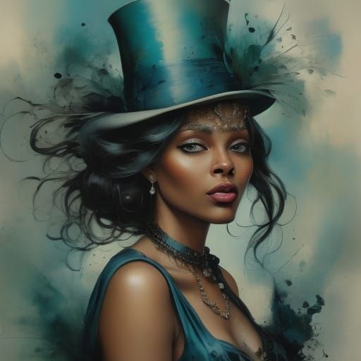 Blues Musician in the Style of B.B. King