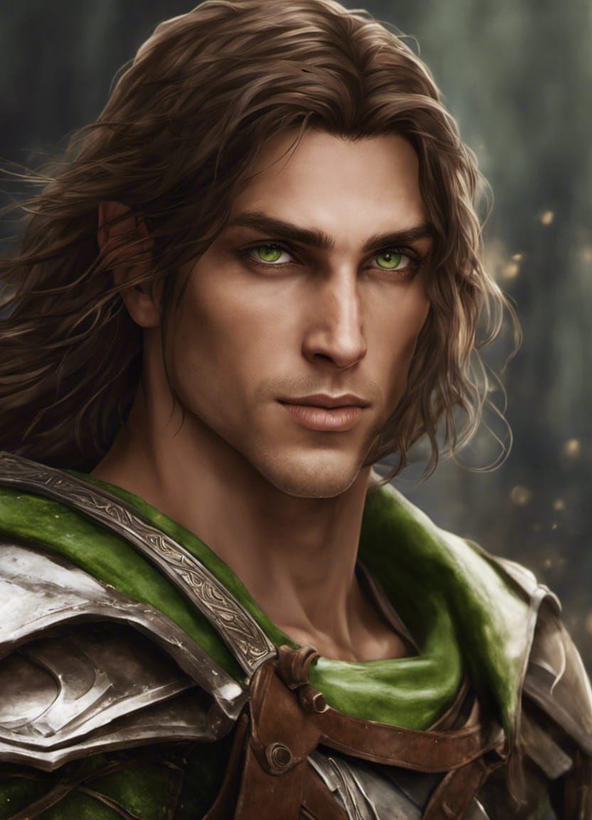 Heloras, sun elf fighter