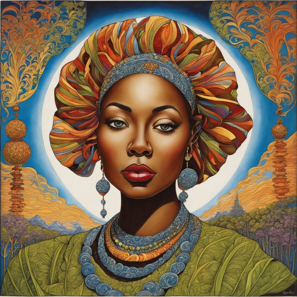 African American Art in Traditional Style