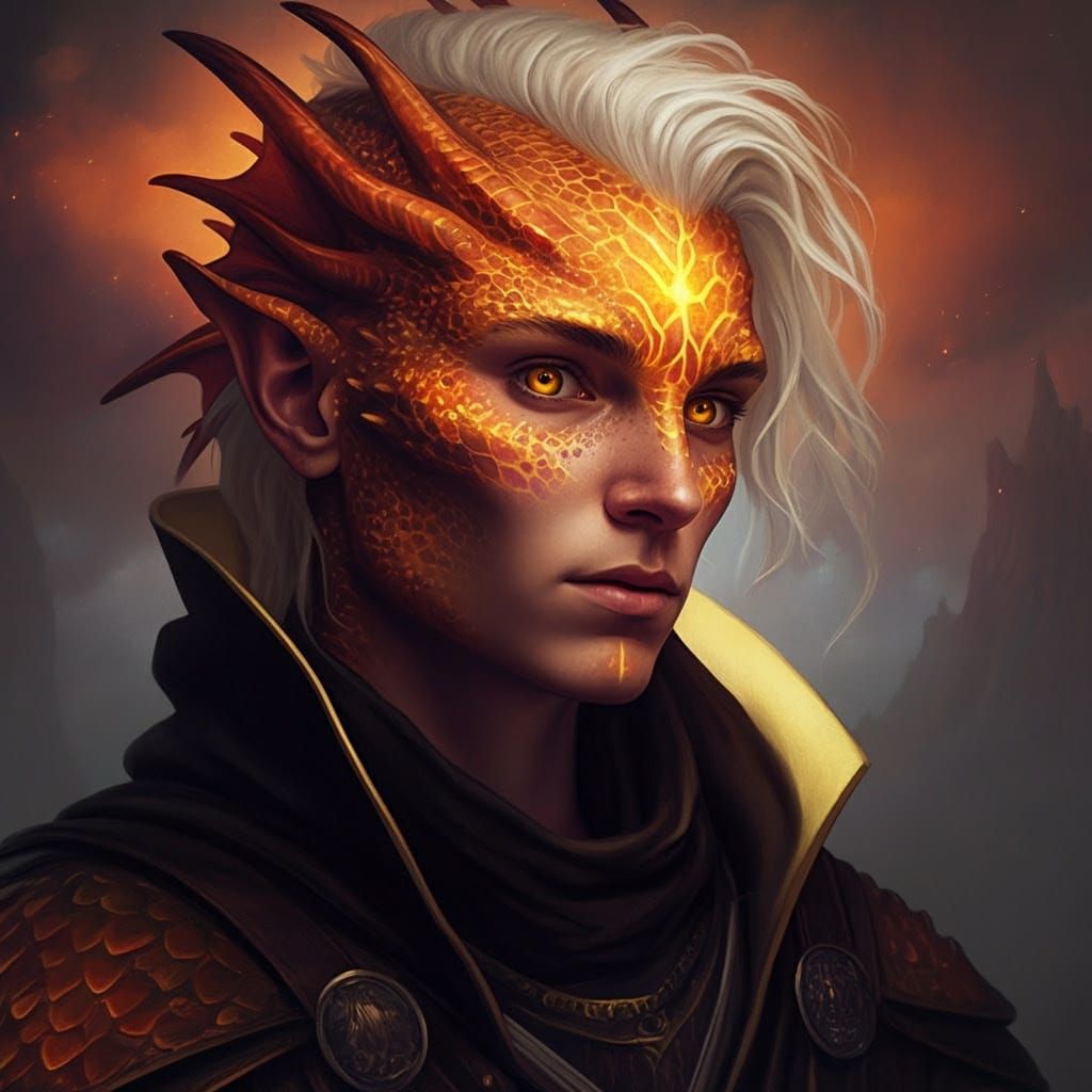 Mystic Sorcerer in Dragonskin Armor