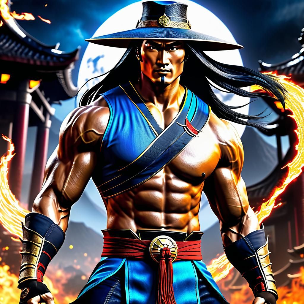 Fire God Liu Kang: Detailed Matte Painting